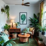 Menggunakan Dekorasi Hijau untuk Menghidupkan Ruangan