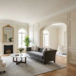 wall moulding ruang tamu