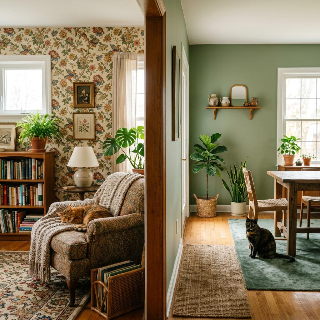 cat tembok vs wallpaper