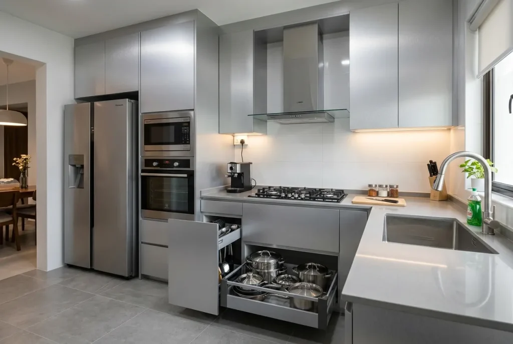 material kitchen set