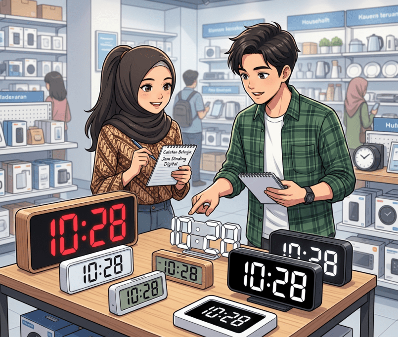 Cara Memilih Jam Dinding Digital yang Tepat