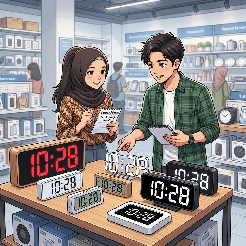 Cara Memilih Jam Dinding Digital yang Tepat