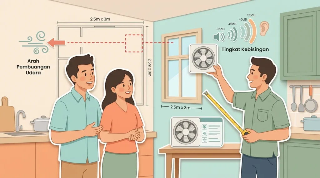 Cara memilih exhaust fan yang tepat