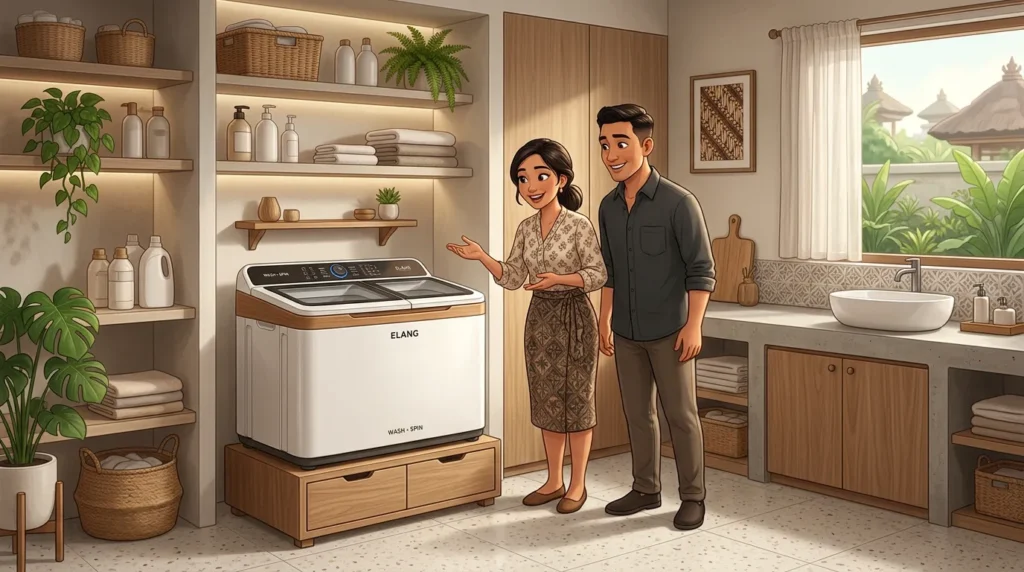 mesin cuci premium