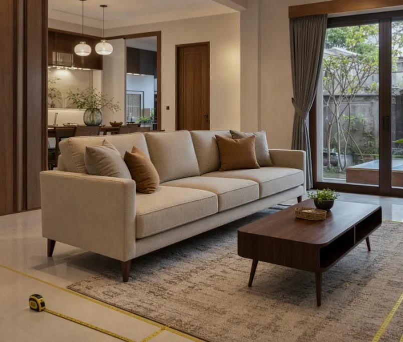 Ukuran Sofa yang Ideal untuk Ruang Tamu