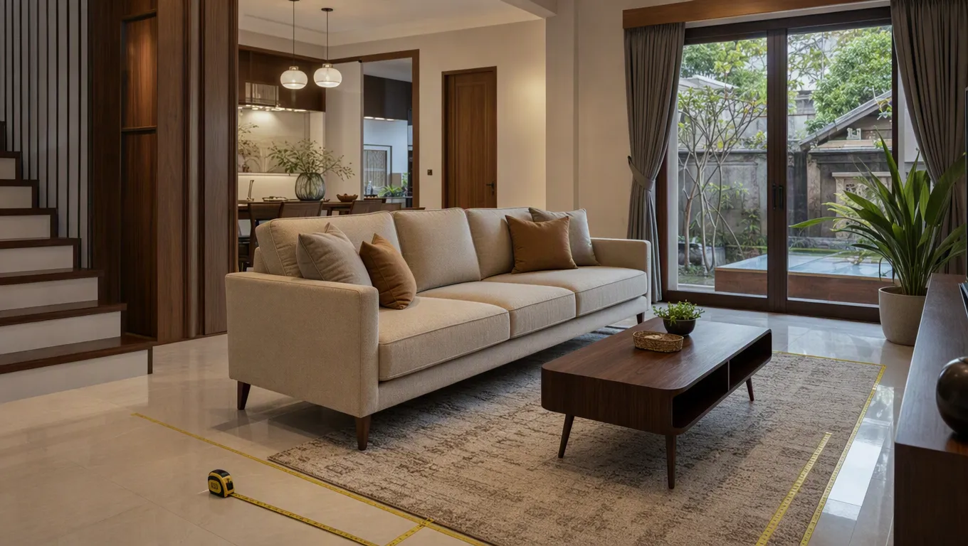 Ukuran Sofa yang Ideal untuk Ruang Tamu
