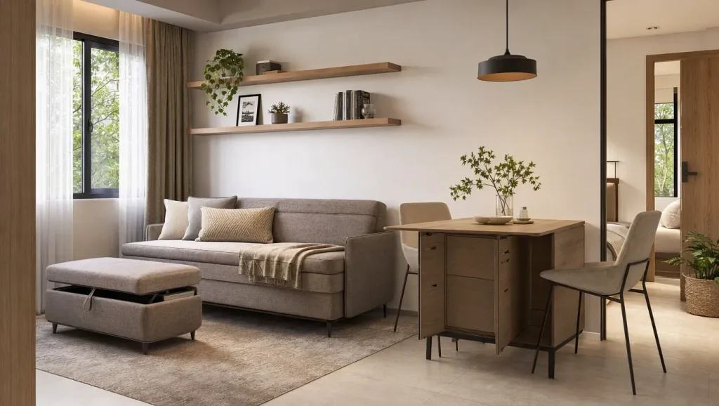 Gunakan Furnitur Multifungsi
