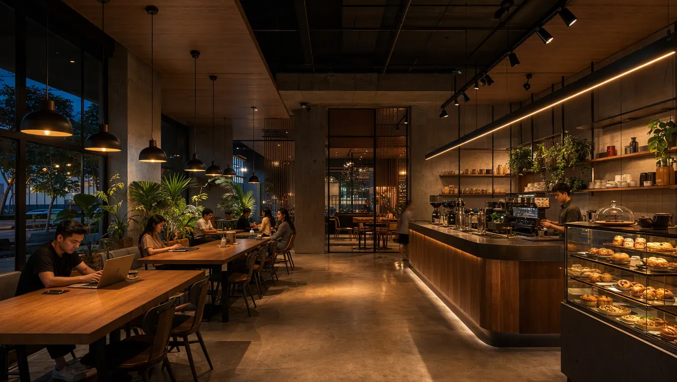 Lighting untuk Cafe yang Nyaman, Estetik, dan Mendukung Penjualan